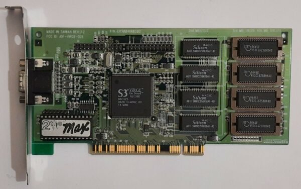 2theMax ViRGE PCI Grafikkarte (S3 ViRGE, 86C325, 4MB, 1996)