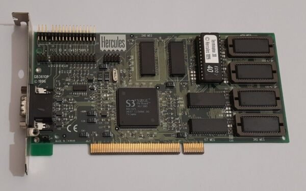 Hercules Terminator 3D PCI Grafikkarte (S3 ViRGE, 86C325, 4MB, GB3610P, 1996) - Image 2
