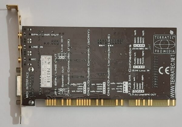 Terratec Promedia BASE-1 ISA Soundkarte (AD1816AJS, 1997) - Image 4