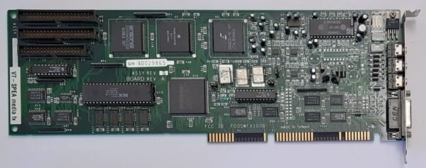 SPEA V7 Media FX ISA Soundkarte (Ensoniq, FODSWFX1000, Wavetable, retro, 1994)