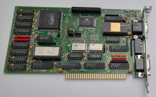ATI VIP 8-bit ISA VGA Grafikkarte (16899-0, P82C441, 256KB, EGA, retro, 1988) - Image 2