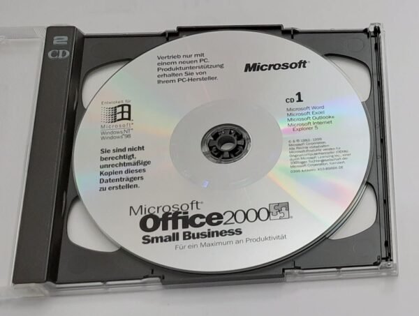 Microsoft Office 2000 Small Business Edition CD-ROM (retro, 1999) - Image 2