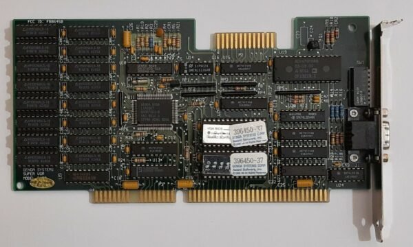 Genoa Super VGA 6450 ISA Grafikkarte (GVGA, L1A5367, GN007001-B, 512KB, 1990)