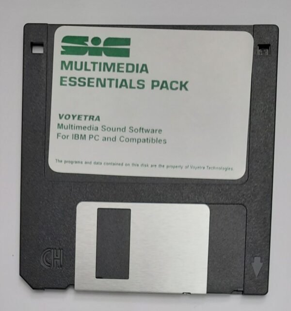 SIC Multimedia Essentials Pack Diskette (Voyetra Software, retro, ISA)