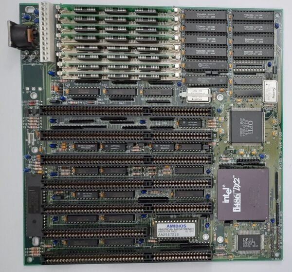 PS486 HS ISA 486 retro Mainboard + Intel 80486DX2 66MHz + 8MB RAM