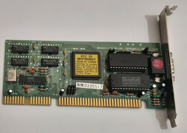 Trident 9016X2/4 LT2 REV. BD ISA Grafikkarte (TVGA9000B, 512KB, retro, 1992) - Image 2