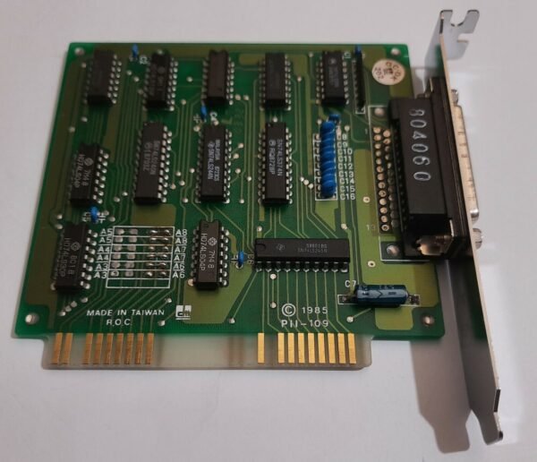 dtk PII-109 8-bit ISA Controller (Printer Port Card, parallel, LPT, 1985) - Image 2