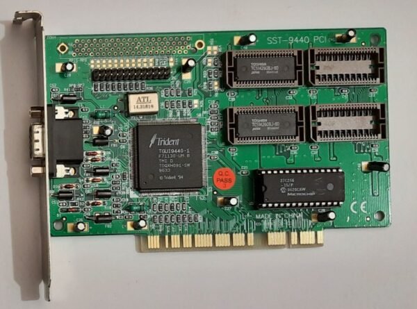 PCPartner EC237V PCI Grafikkarte (Trident TGUI9440, SST-9440, 1MB, retro, 1996)
