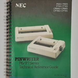 NEC Pinwriter P6/P7 Series Technical Reference Guide / Handbuch