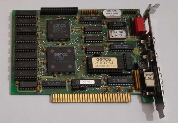 MORSE KP800 SEGA 8-bit ISA EGA Grafikkarte (Genoa GN006001/2, 1988) - Image 2