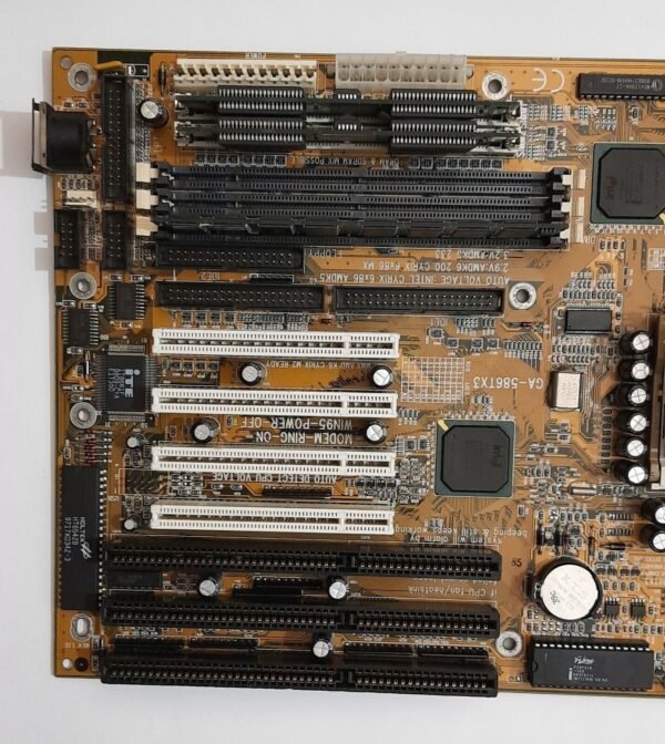 Gigabyte GA-586TX3 i430TX Sockel 7 ISA Mainboard + AMD K6 233MHz + 64MB RAM - Image 2