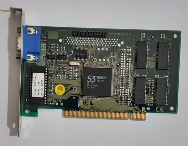 miro VIDEO 22SD PCI Grafikkarte (S3 Trio64V+, 86C765, 2MB, 1996)