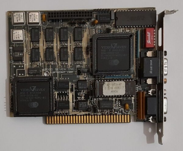 Video Seven Arrow 8-bit ISA VGA Grafikkarte (CL-GD410/420, 256KB, EGA, 1988)