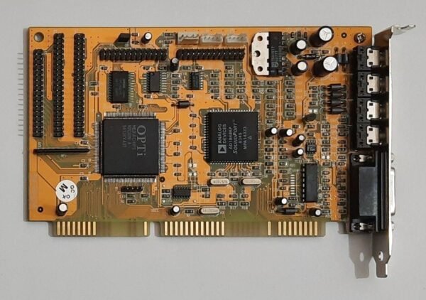 Shuttle HOT-223 ISA Soundkarte (OPTi 82C928, retro, 1994)