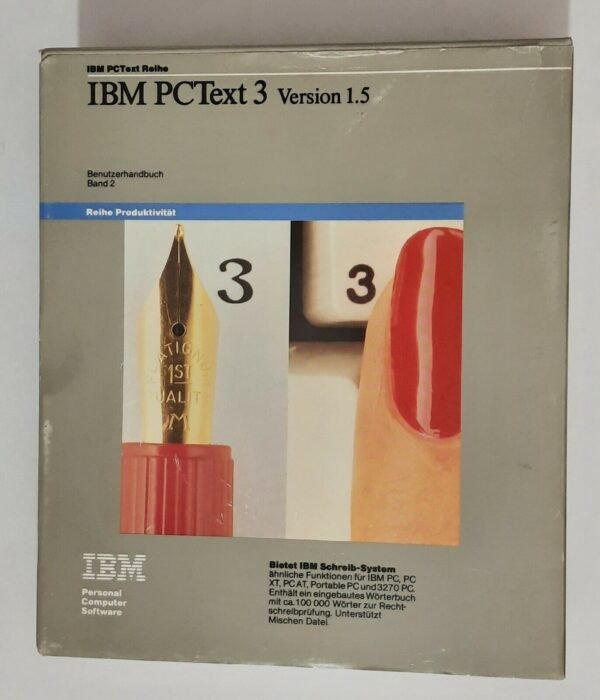 IBM PCText 3 Version 1.5 (5,25" Disketten inkl. Handbücher in 2 Orginalschubern) - Image 8