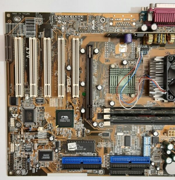 ASUS A7V 1.02 Sockel A retro AGP Mainboard + AMD Athlon 1000MHz + 392MB SD-RAM - Image 2