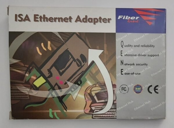 Fiber Line FL-1840 ISA Netzwerkkarte (BNC, Koax, Realtek, 1999, OVP)