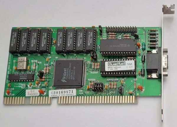 HIS 8900 CL 4x256 ISA Grafikkarte (Trident TVGA8900CL, 1MB, retro, 1992) - Image 2
