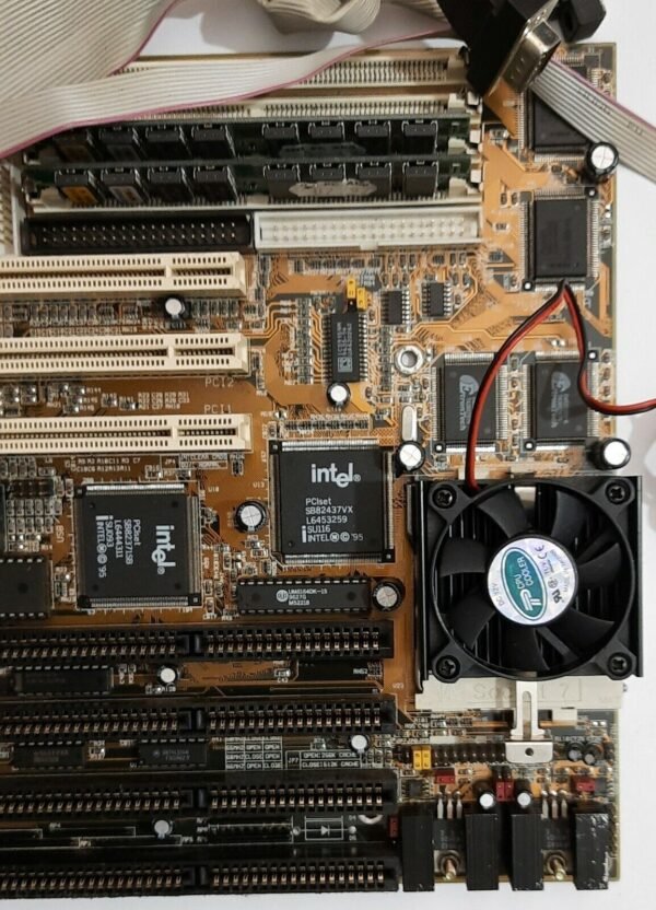 Biostar MB-8500TVX-A Sockel 7 ISA Mainboard + Pentium MMX 166MHz + 32MB RAM - Image 3