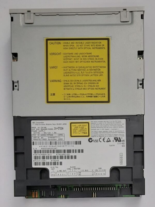 NEC DV-5700A IDE 12x DVD-Laufwerk (40x CD-ROM, retro, 2000) - Image 2