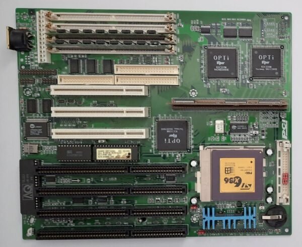 PCChips M519 Sockel 7 ISA Mainboard + ST 6x86 P166+ + 32MB EDO-RAM + 256KB Cache