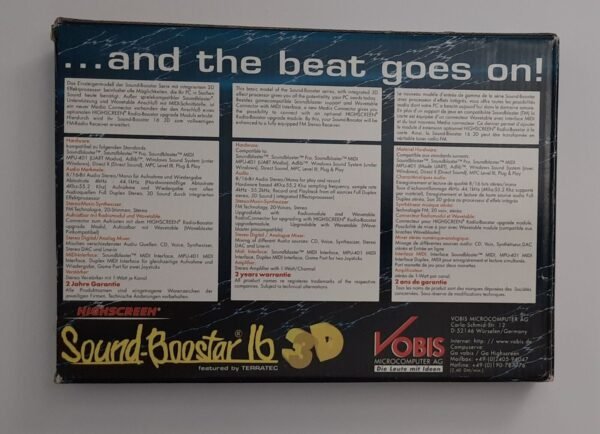 Highscreen Sound-Boostar 16 3D ISA Soundkarte (AD18max10JS, retro, 1998, OVP) - Image 7