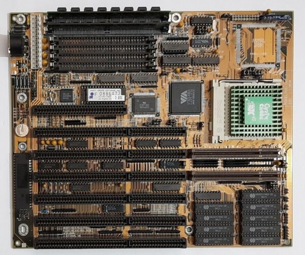 FIC 486-GVT-2 VLB ISA 80486 retro Mainboard + Cyrix 80486DX 40MHz + 8MB RAM
