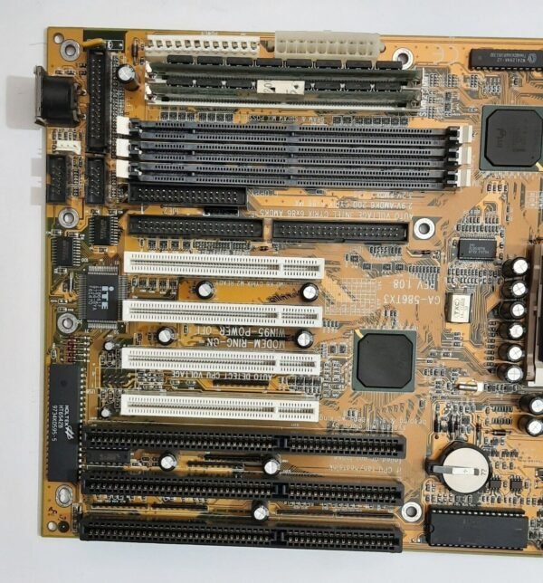 Gigabyte GA-586TX3 i430TX Sockel 7 ISA Mainboard + AMD K6 266MHz + 32MB RAM - Image 2