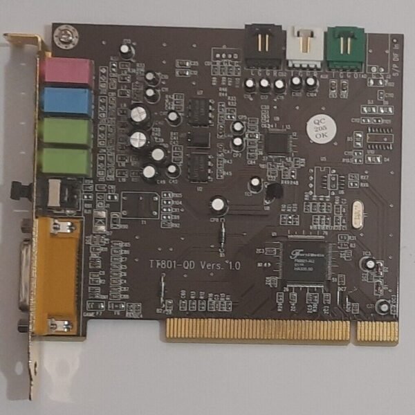 Terratec 512i digital PCI Soundkarte (TT801-QD, ForteMedia FM801-AU, 2002)