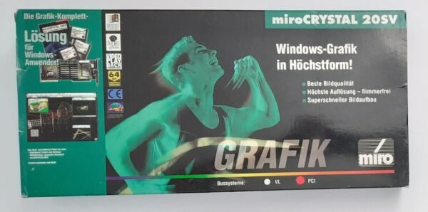 miro Crystal 20SV PCI Grafikkarte (S3 Vision964, 2MB, 1994, retro, OVP, NOS)