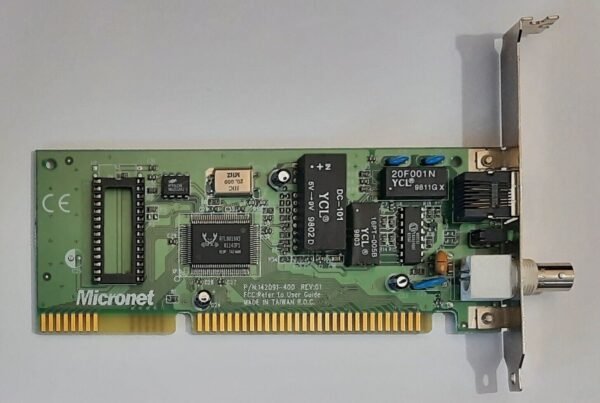 Micronet SP2020B ISA Netzwerkkarte (Realtek RTL8019AS, RJ45, 1998)