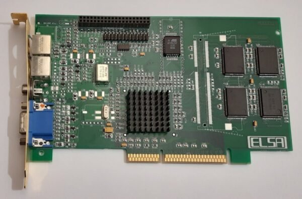 Elsa GLoria Synergy-A8 VIVO AGP Grafikkarte (3DLabs Permedia 2, 8MB, 1998) - Image 2
