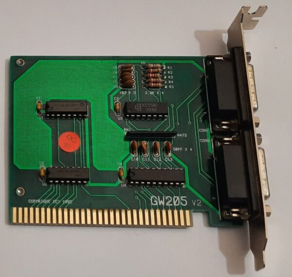 Goldstar (?) GW205 V2 ISA 8-bit Gameport Controller (retro, 1992) - Image 2