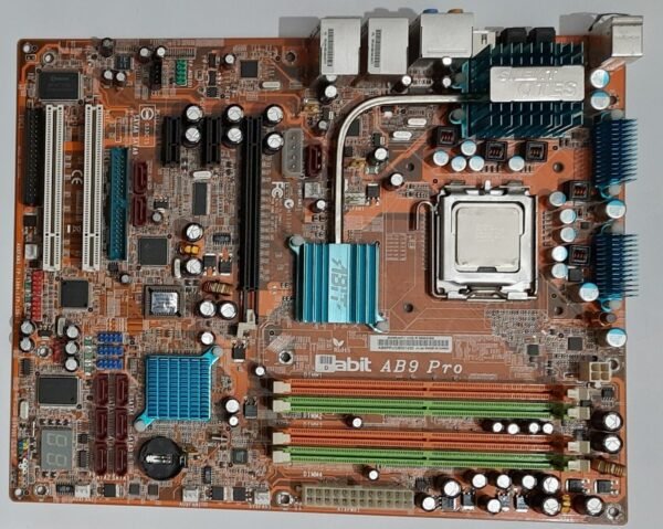 ABIT AB9 Pro Sockel 775 retro Mainboard + Intel Core 2 Duo E6600