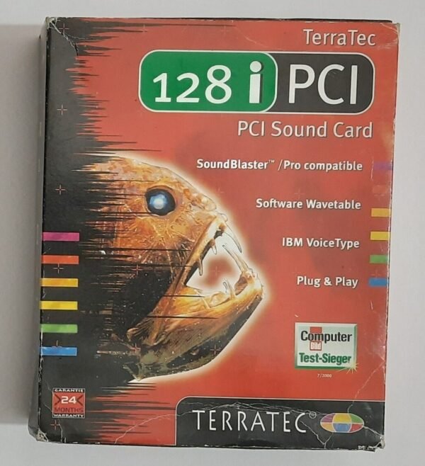 Terratec 128i PCI Soundkarte (ESS ES1938S, SOLO1-SL, 2000, retro, OVP)