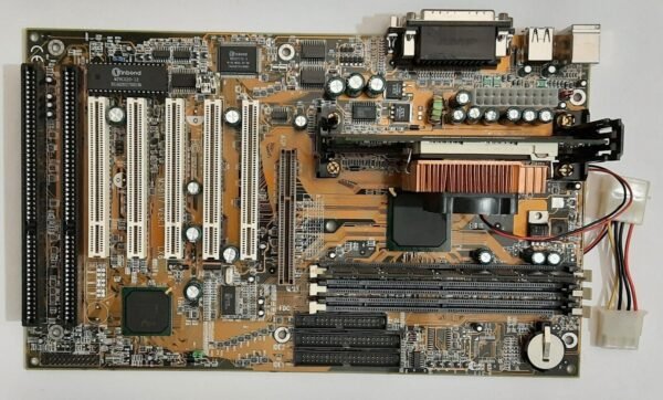 MSI MS-6117 Slot 1 440LX AGP ISA Mainboard + Intel Celeron 466MHz + 128MB SD-RAM