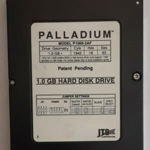 Palladium P1000-2AF IDE Festplatte (1000MB, 1GB, retro, 1996)