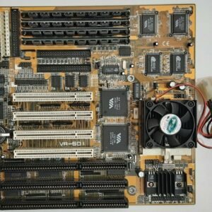 FIC VA-501 Sockel 7 ISA retro Mainboard + Pentium MMX 200MHz + 64MB EDO-RAM
