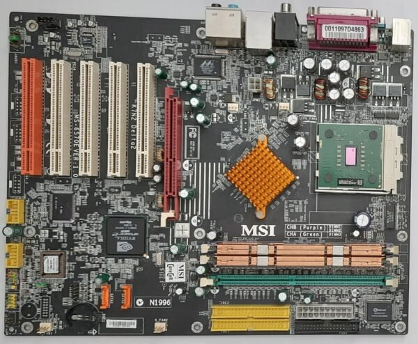 MSI K7N2 Delta2 Sockel A AGP retro Mainboard + AMD Athlon XP 2600+ + 1GB RAM