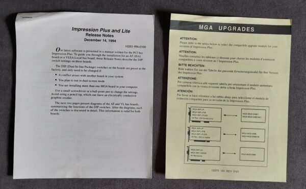Matrox MGA Impression Plus ISA Grafikkarte (IS-Athena R1, MGA-IMP+/A, 2MB, OVP) - Image 7