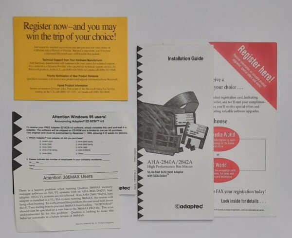 adaptec VL SCSI Master VLB SCSI Floppy Controller (AHA-2842A, retro, 1994, OVP) - Image 6