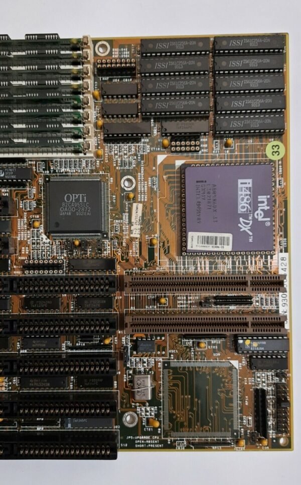 TMC NAT48PV 486 VLB ISA retro Mainboard + AMD 80486DX 33MHz + 8MB SIMM RAM - Image 3