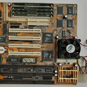 PCChips A101 Sockel 7 ISA Mainboard + AMD K6 200MHz + 48MB RAM