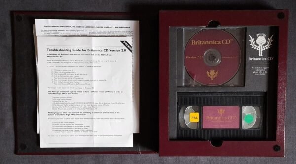 Britannica CD Version 1.01 (Encyclopaedia Britannica, CD-ROM, VHS, retro, 1994) - Image 2