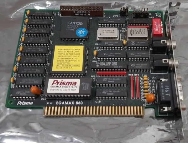 Prisma EGAMAX 860 8-bit ISA Grafikkarte (Genoa, 1988, retro, OVP) - Image 2
