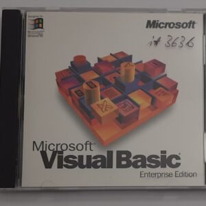 Microsoft Visual Basic 4.0 Enterprise Edition CD-ROM (retro, 1995)