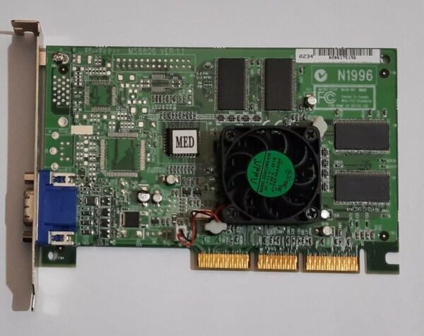 MSI Starburst 32 AGP Grafikkarte (32MB, nvidia TNT2 pro, MS-8806, 2000)