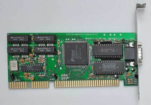 Trident 9016X2/4 LT2 REV. BD ISA Grafikkarte (TVGA9000B, 512KB, 1993)