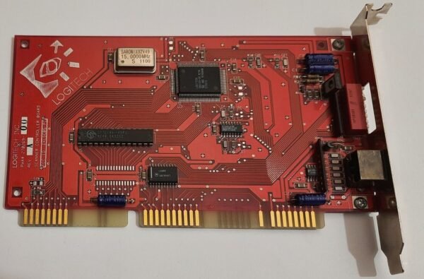 Logitech Scanner ISA Controller Board (SCB5-PC, rot, retro, 1992) - Image 2