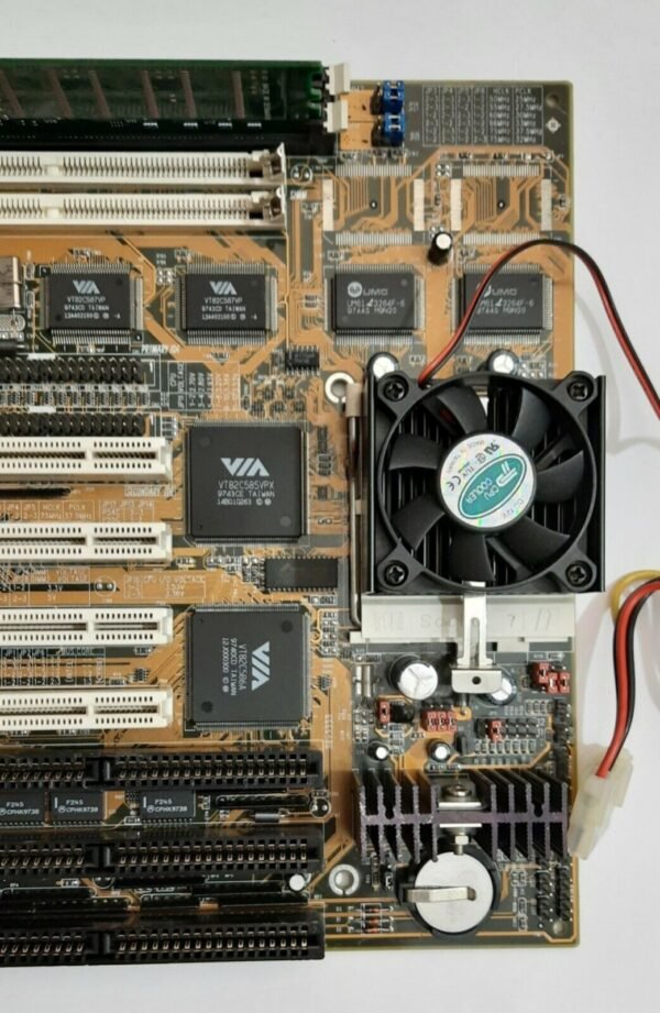 PCPartner VIB800DS Sockel 7 ISA Mainboard + Pentium MMX 200MHz + 64MB RAM - Image 3